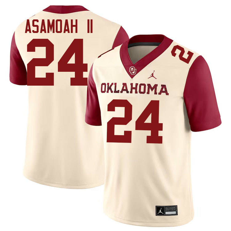 Brian Asamoah II Oklahoma Sooners Jersey,Oklahoma Sooners Football Uniforms,Jersey-Cream